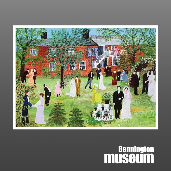 Grandma Moses: Notecard, 'A Country Wedding'