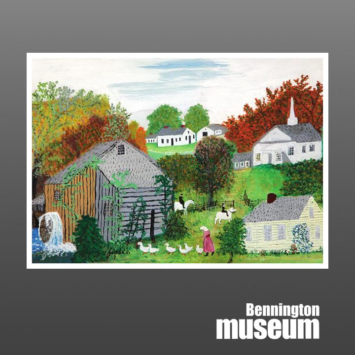 Grandma Moses: Notecard, 'Autumn'