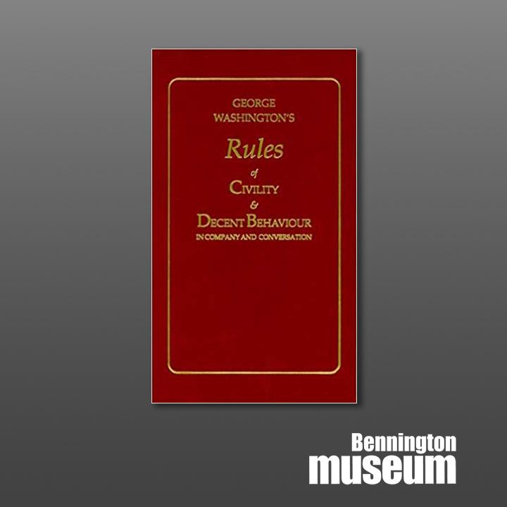 Applewood: Book, 'George Washington's Rules of Civility and Decent Behaviour'