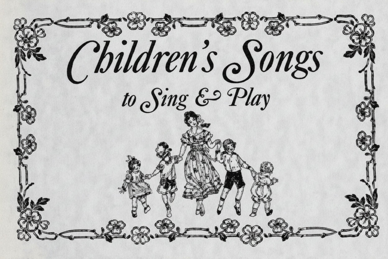 Historic Folk Toys: 'Children's Song-Sing & Play' – Bennington