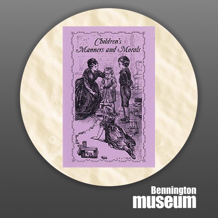 Historic Folk Toys: Book, 'Children's Manners & Morals'