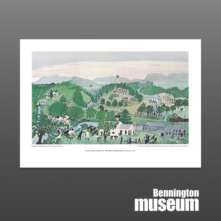 Grandma Moses: Unframed Print, 'Battle of Bennington'