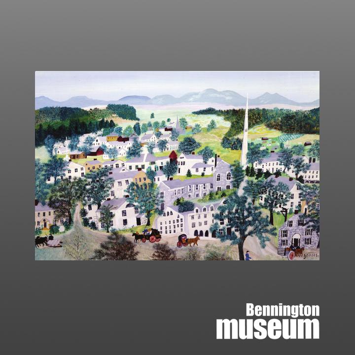 Grandma Moses: Postcard, 'Bennington, 1953'