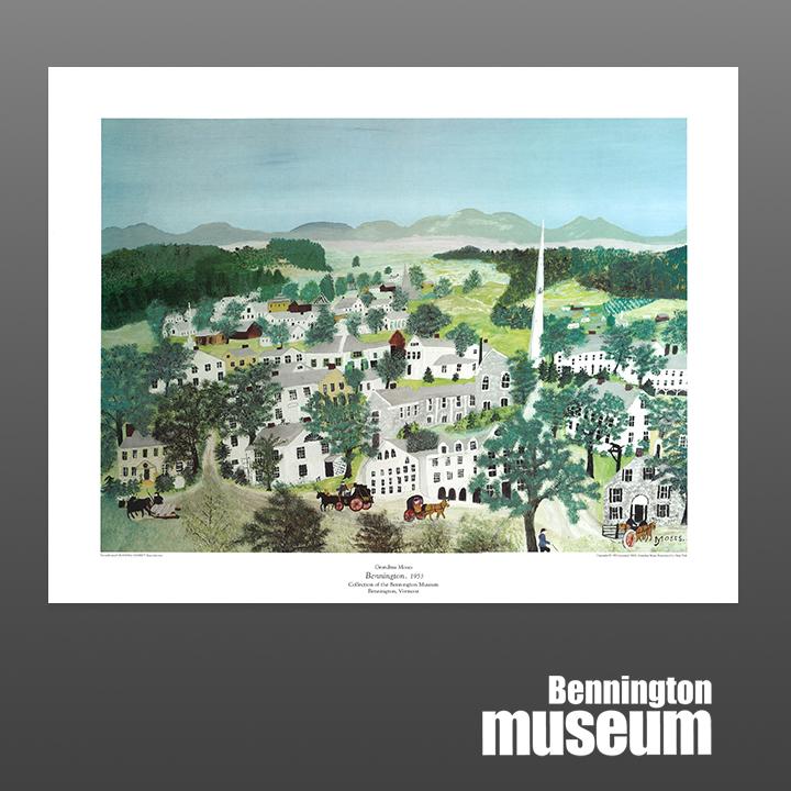 Grandma Moses: Unframed Print, 'Bennington 1953'