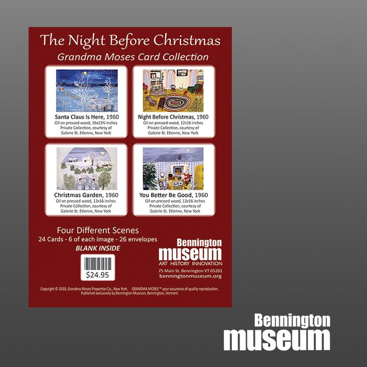 Grandma Moses: Notecard, 'Night Before Christmas Set (24)'