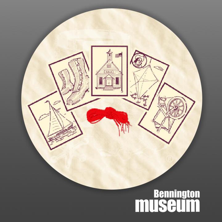 Historic Folk Toys: Craft, 'Sewing Cards Set'