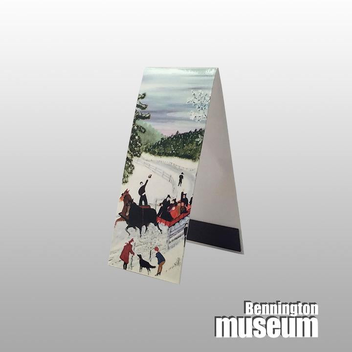 Grandma Moses: Magnetic Bookmark, 'Joy Ride'