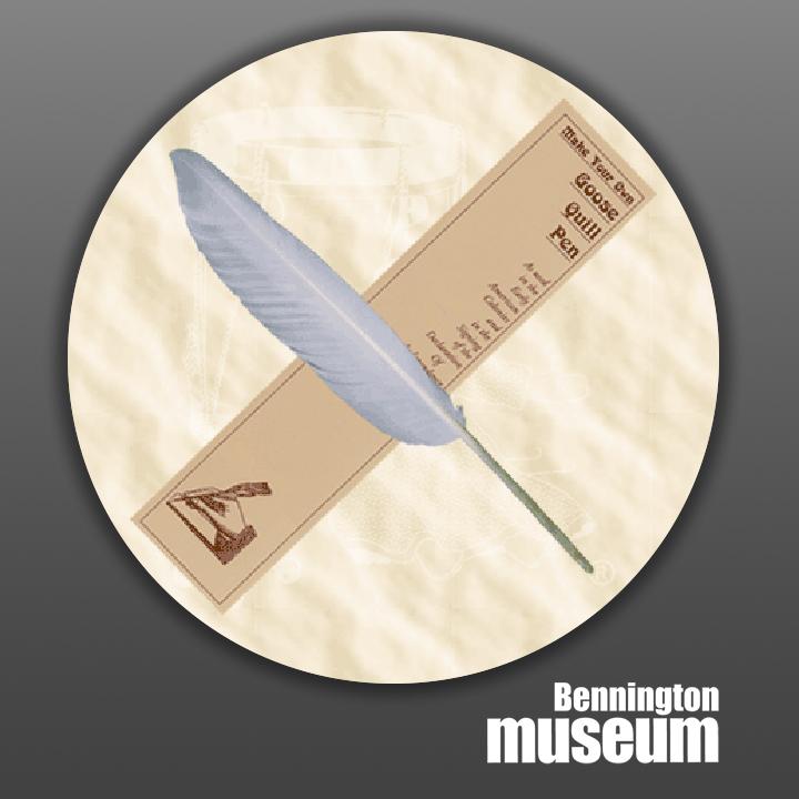 Historic Folk Toys: Desk, 'Make Your Own Goose Quill Pen' – Bennington  Museum STORE