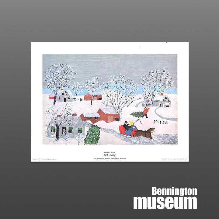 Grandma Moses: Unframed Print, 'Get Along'