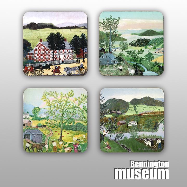 Grandma Moses: Coaster, 'Summer (4/Set)'