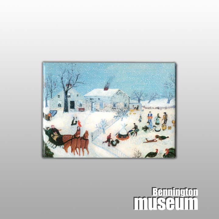 Grandma Moses: Magnet, 'Catching the Turkey'
