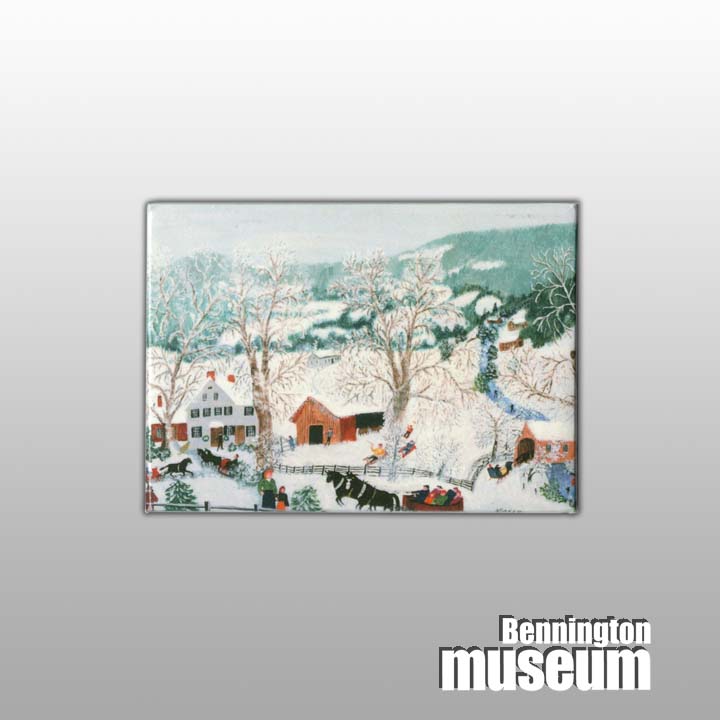 Grandma Moses: Magnet, 'Sleigh Ride'