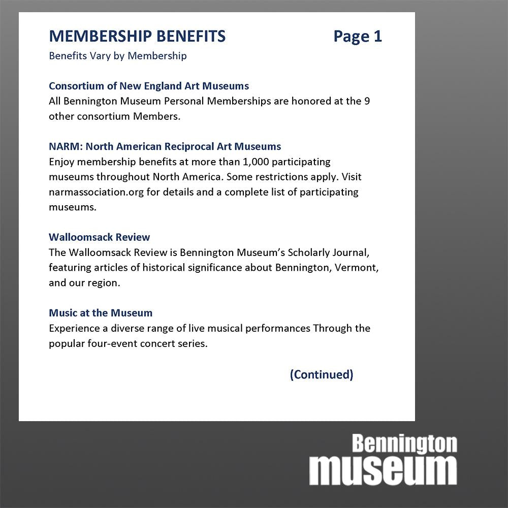 Support Us: Membership, 'Individual'