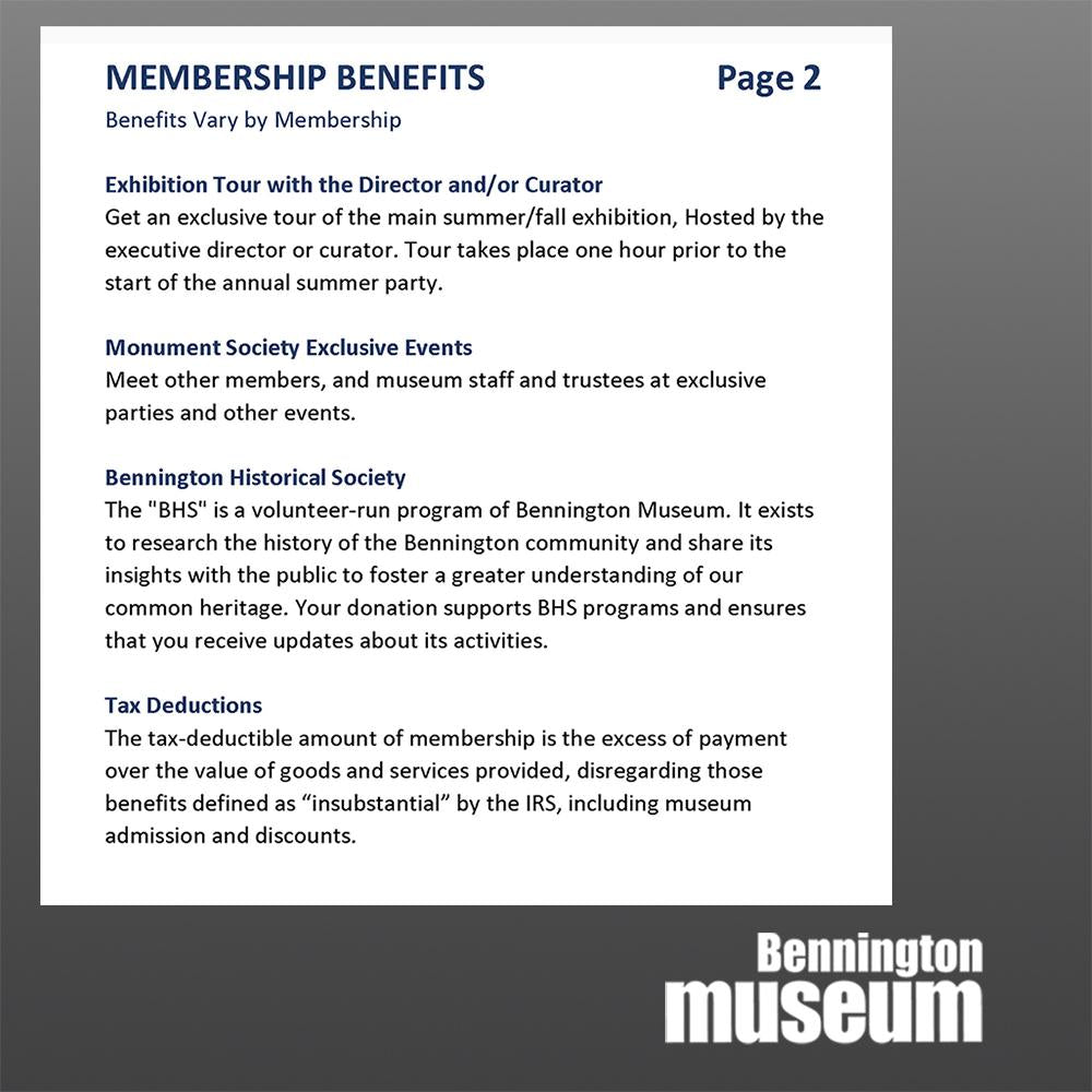 Support Us: Membership, 'Sustaining'