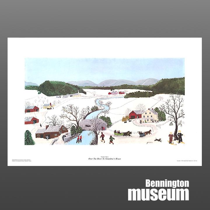 Grandma Moses: Unframed Print, 'Over the River'