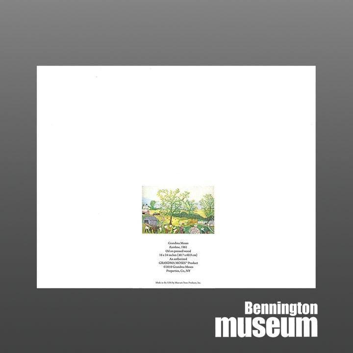 Grandma Moses: Matted Print, 'Rainbow'