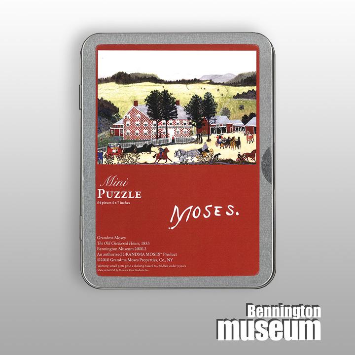 Grandma Moses: Puzzle (Tin), 'Checkered House'