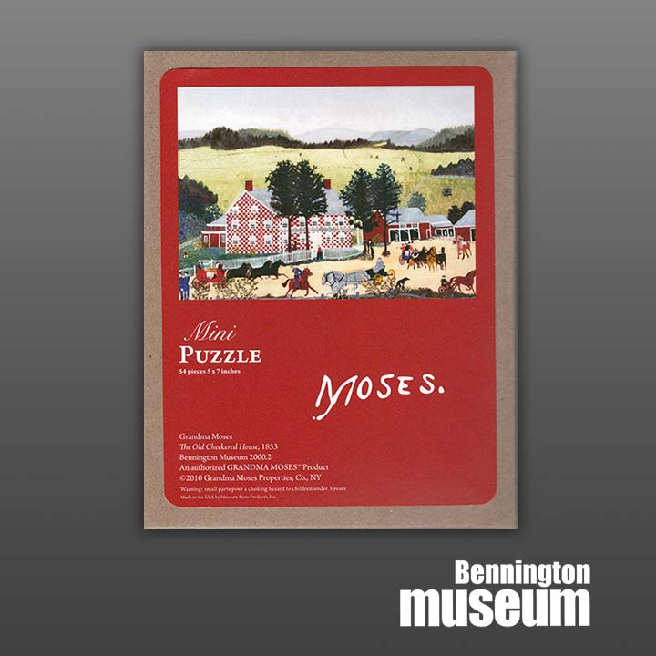 Grandma Moses: Puzzle, 'Checkered House'