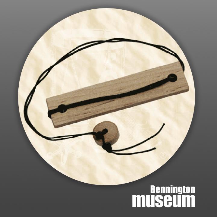 Historic Folk Toys: Game, 'Button and String Puzzle'