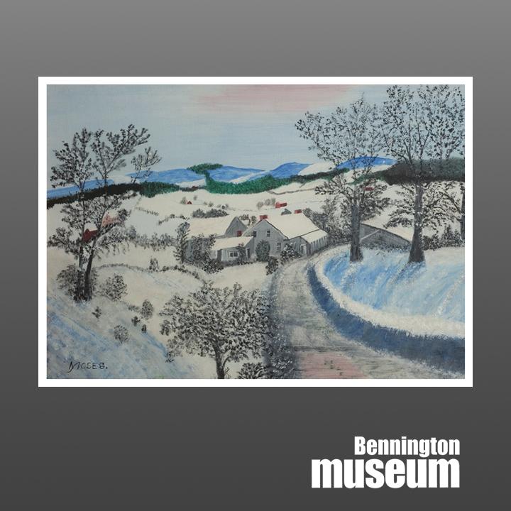 Grandma Moses: Notecard, 'Baker Home'
