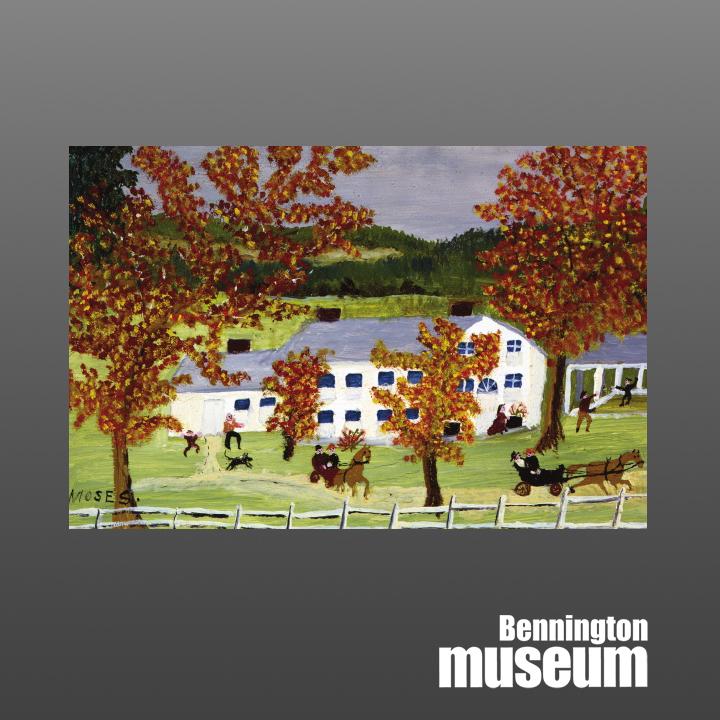 Grandma Moses: Postcard, 'The Old Inn'