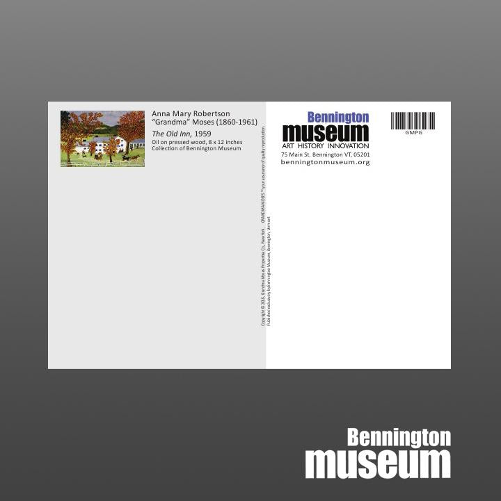 Grandma Moses: Postcard, 'The Old Inn'