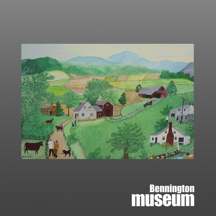 Grandma Moses: Postcard, 'Vermont'