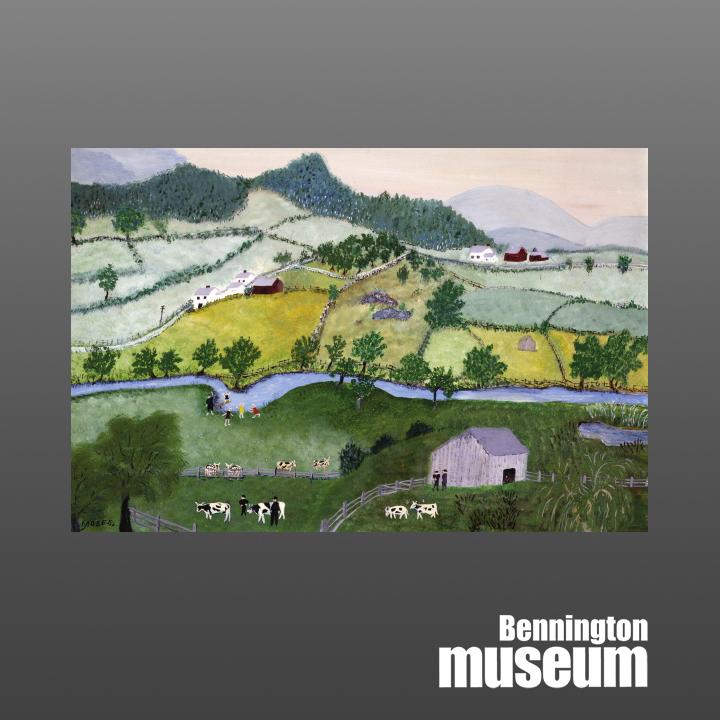 Grandma Moses: Postcard, 'White Creek'