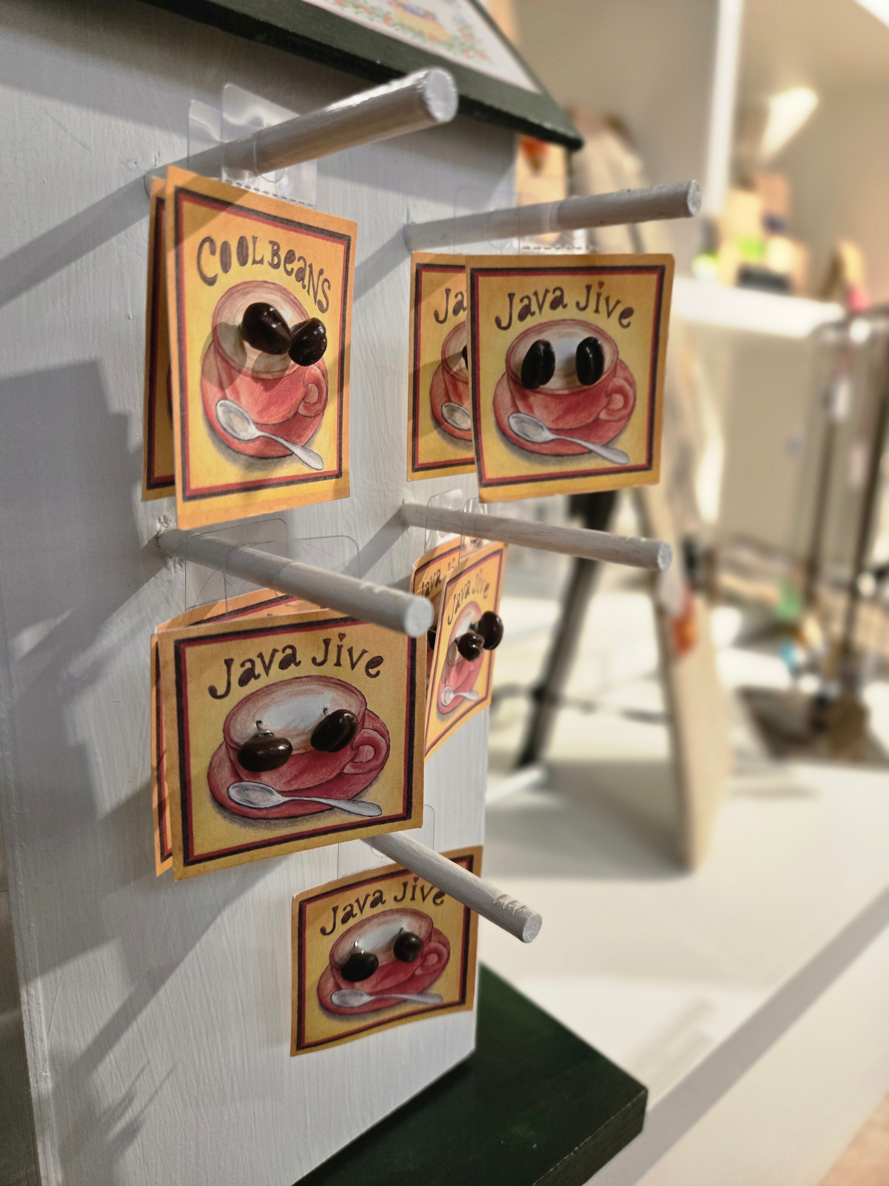 WrenHouse: Earrings "Coffee Bean"