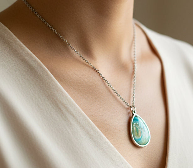 Deb Higgins -Teardrop necklace