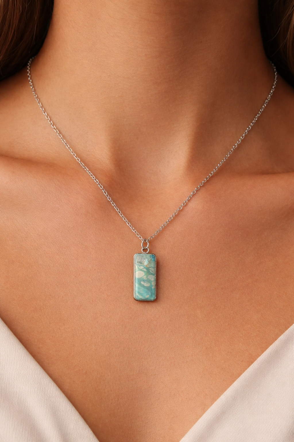 Deb Higgins - Rectangle Necklace