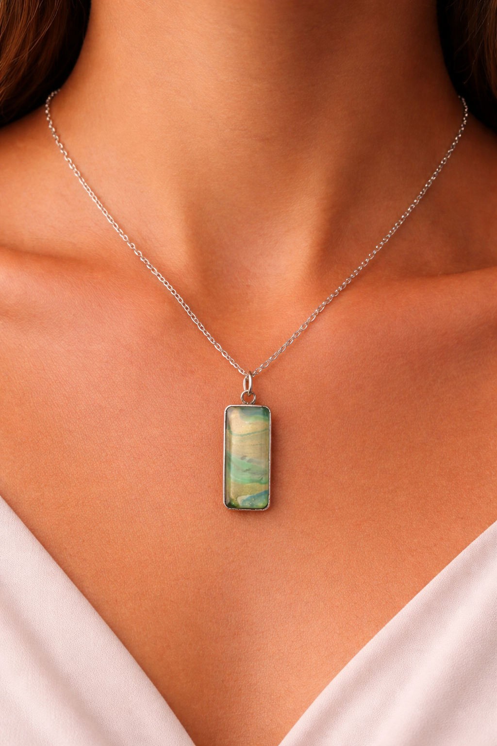 Deb Higgins - Rectangle Necklace