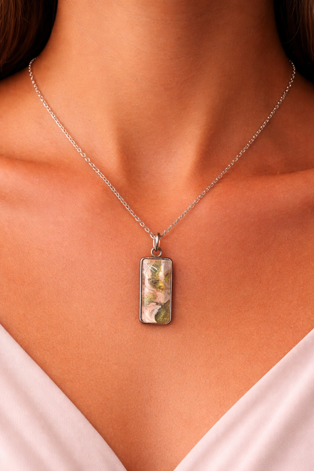 Deb Higgins - Rectangle Necklace