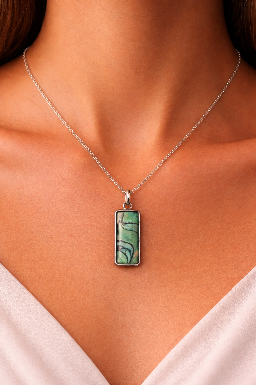 Deb Higgins - Rectangle Necklace