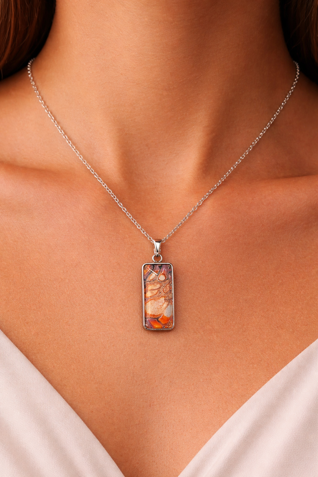 Deb Higgins - Rectangle Necklace