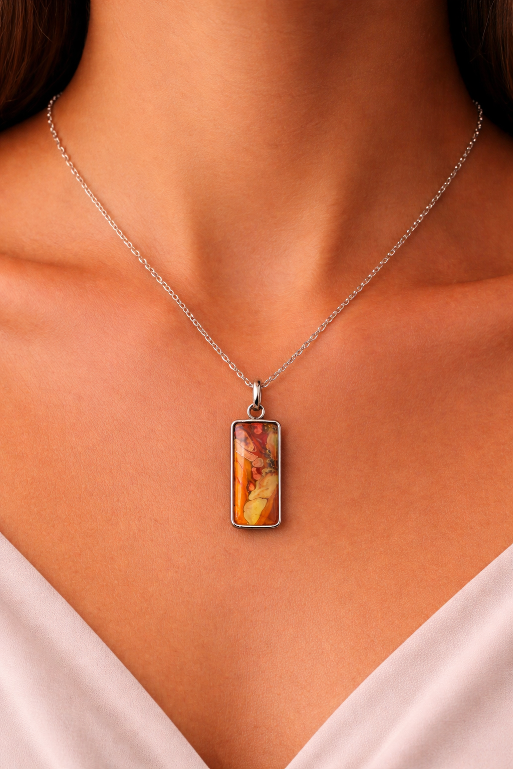Deb Higgins - Rectangle Necklace