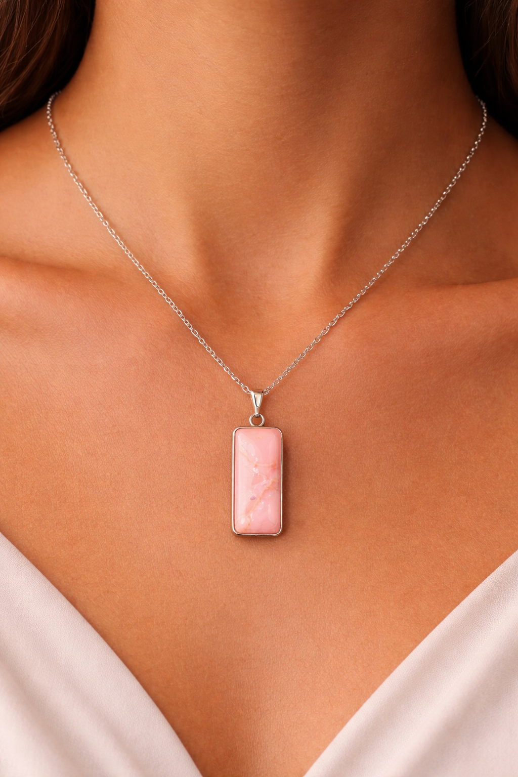 Deb Higgins - Rectangle Necklace