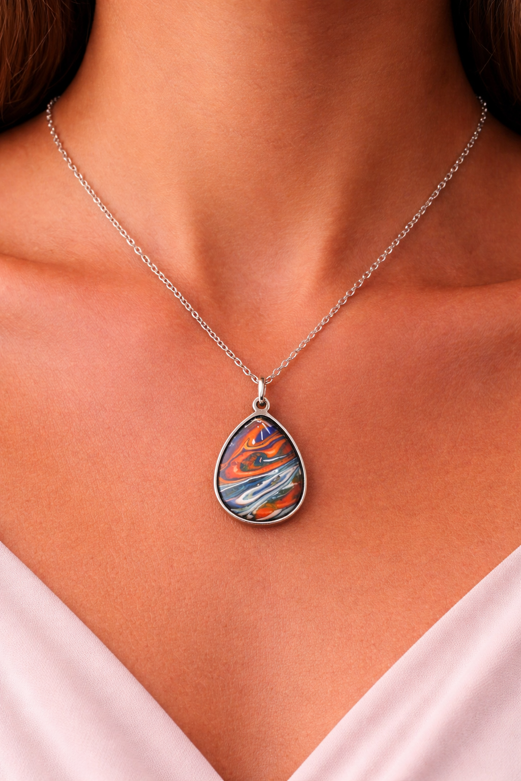 Deb Higgins -Teardrop necklace