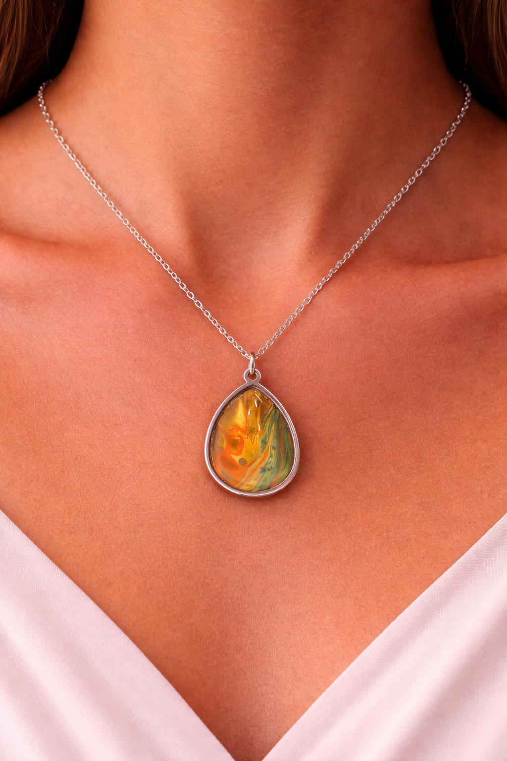 Deb Higgins -Teardrop necklace