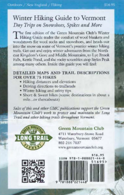 Green Mountain Club: Book, 'Winter Hiking Guide to Vermont'