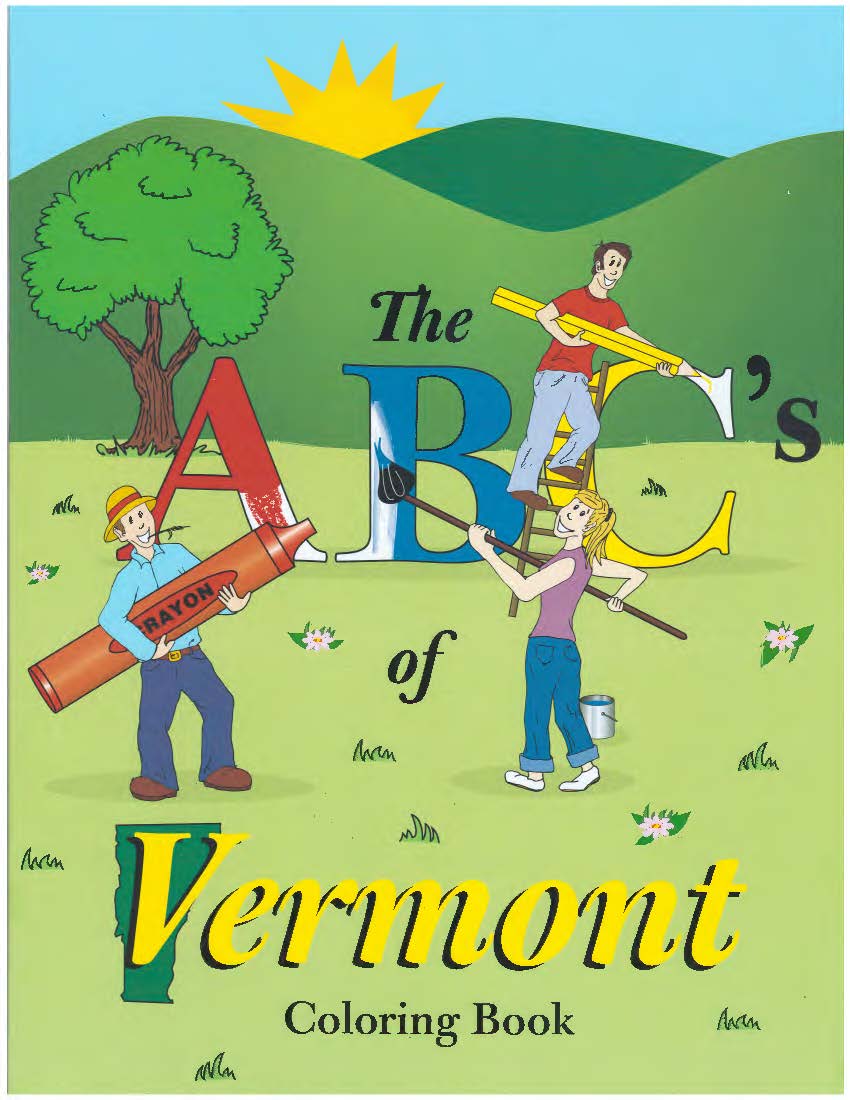 Howard Printing: Coloring Book, 'ABC's of Vermont'