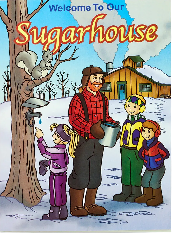 Butternut Mountain Farm: Coloring Book, 'Welcome to Our Sugarhouse'