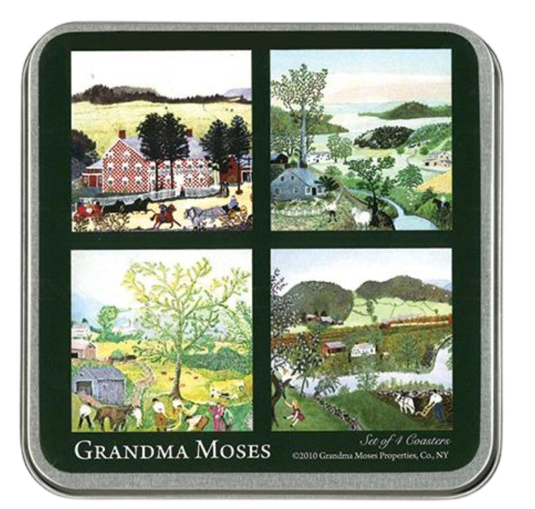Grandma Moses: Coaster, 'Summer (4/Set)'