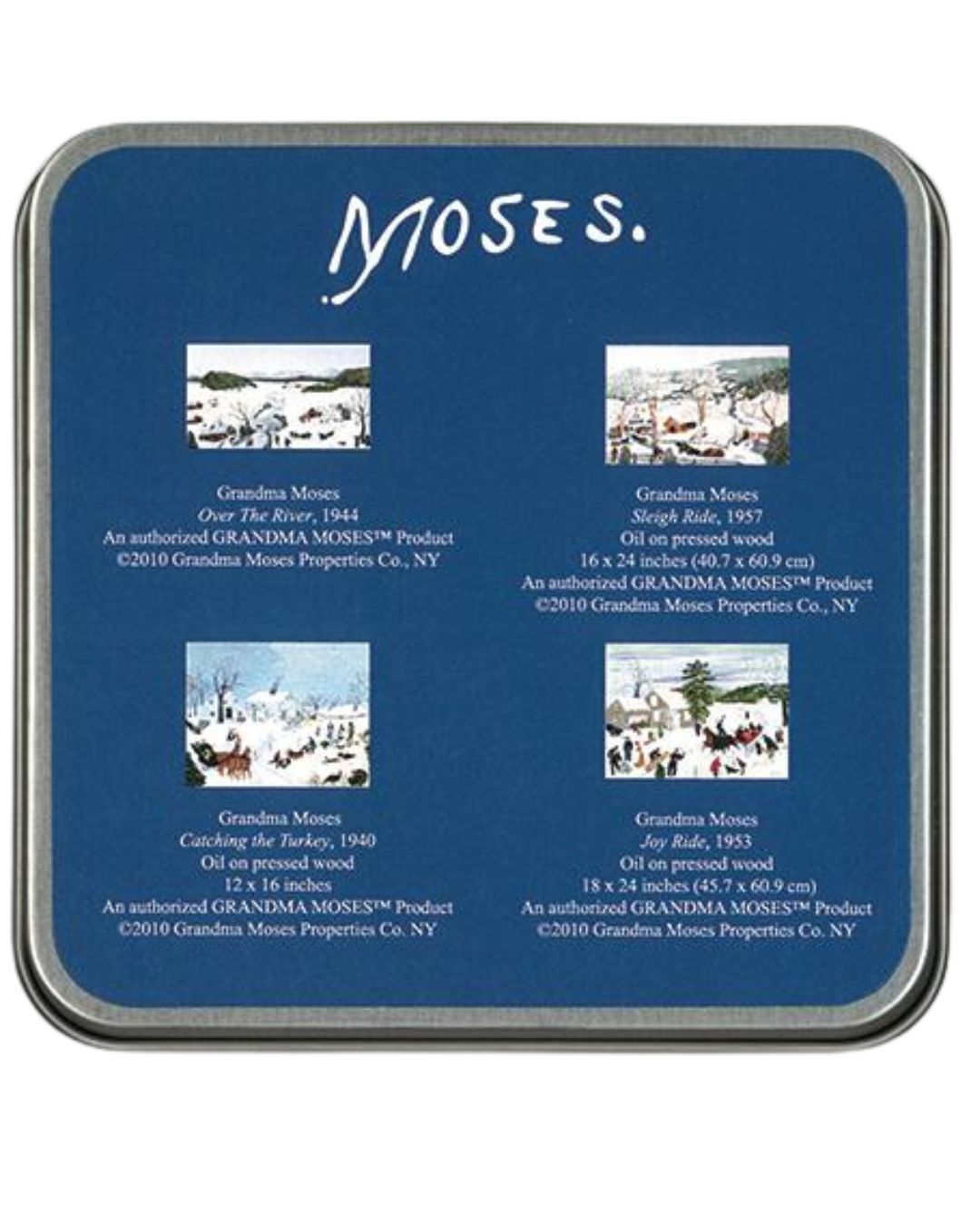 Grandma Moses: Coaster, 'Winter (4/Set)'