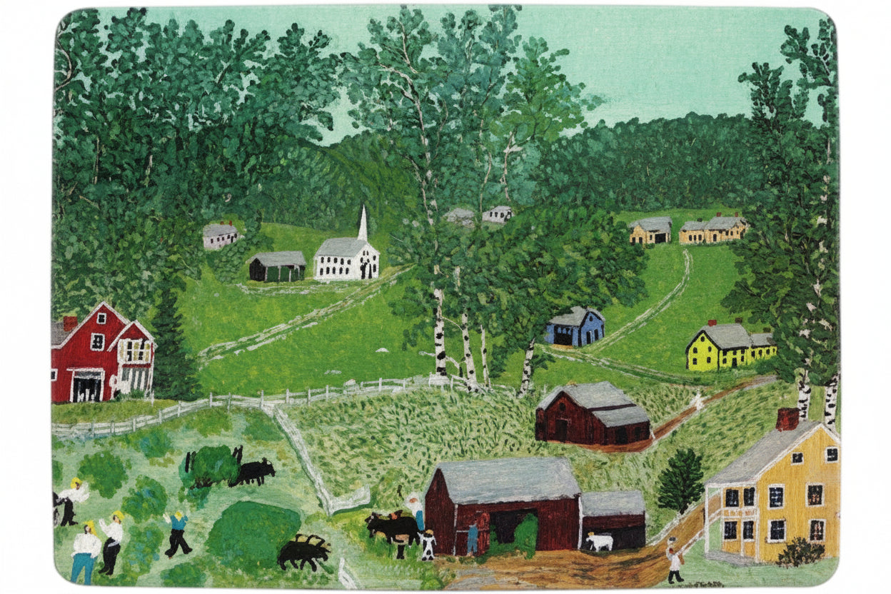 Grandma Moses: Magnet, 'Haying Time'
