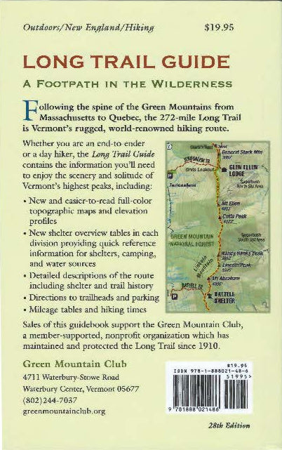 Green Mountain Club: Book, 'Long Trail Guide'