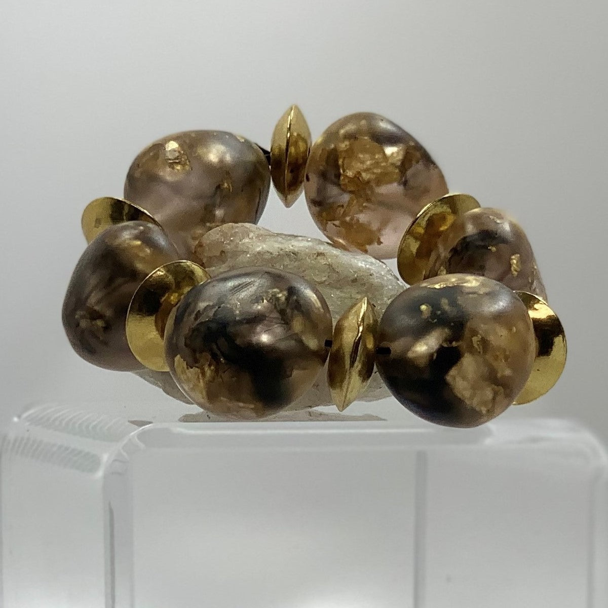 BELART: Bracelet; Eco-Resin with Gold Leaf