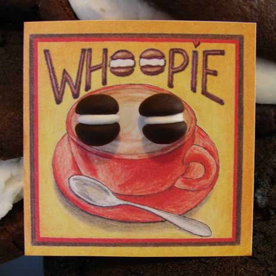 WrenHouse: Earrings, "Whoopie Pie"